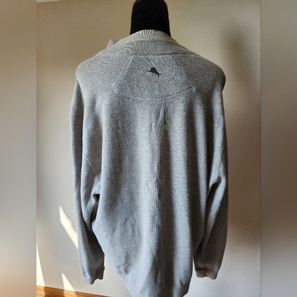 Tommy Bahama Men's Cream Quarter Zip Sweater Size 2XlL - Picture 5 of 7